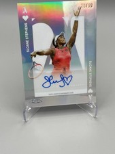 2025 Topps Chrome Aces Auto Sloane Stephens #AA-SS Refractor /99