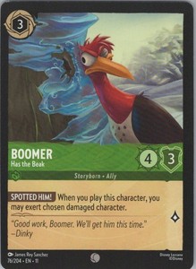 Boomer - Has the Beak 76/204 Winterspell Common Lorcana