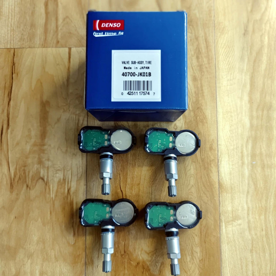 4Pcs Denso 40700-JK01B TPMS Tire Pressure Sensor For Infiniti FX35 FX45 FX50 G35 - Изображение 4 из 4