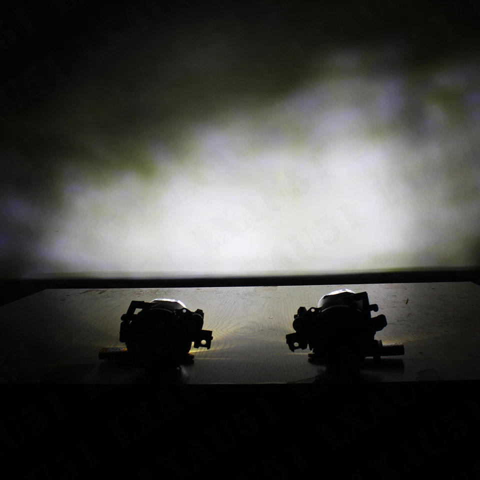 Par de luces antiniebla de parachoques delantero con bombilla LED 9006 para BMW E65 E66 745i 750i 750Li Foto 4 de 4