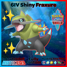✨ Shiny Fraxure 6IV ✨ Pokemon Sword & Shield 🚀 Fast 🚀