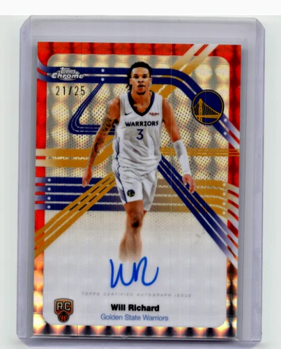 2025 Topps Chrome Will Richard Next Stop Signatures (RAW)