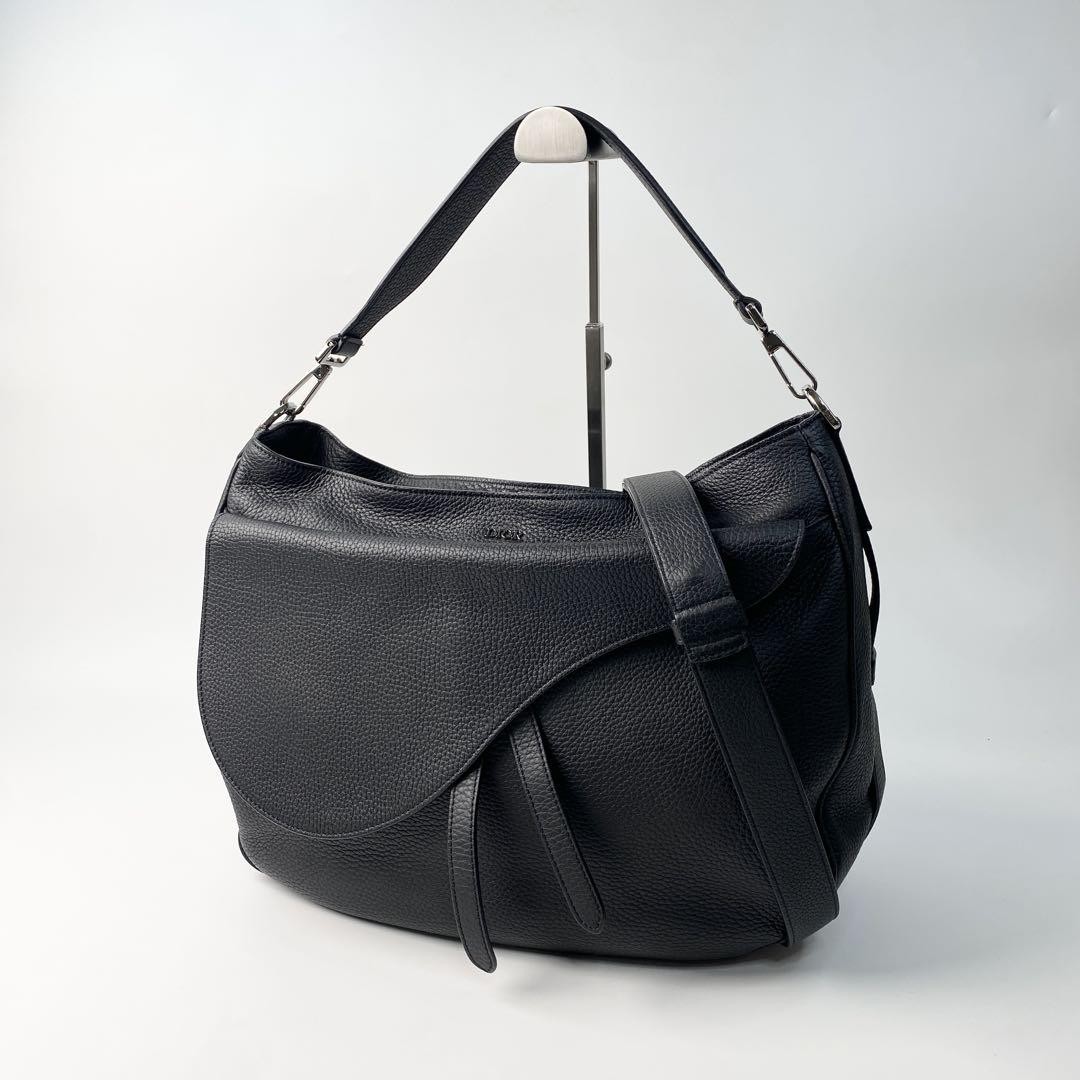 Dior Saddle Soft Bag 2-Way Shoulder Handbag in Leather