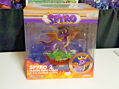 Spyro 2 Gateway to Glimmer Statue Spyro 20 cm first4figures F4F