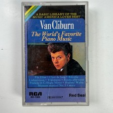 Van Cliburn The World's Favorite Piano Music Cassette 1972 RCA Red Seal