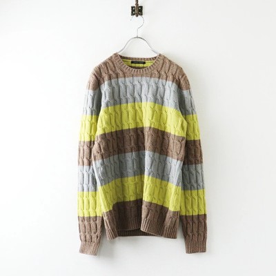 ROBERTO COLLINA Men's Crew Neck Knit Sweater Wool And Cashmere Italy Size 48