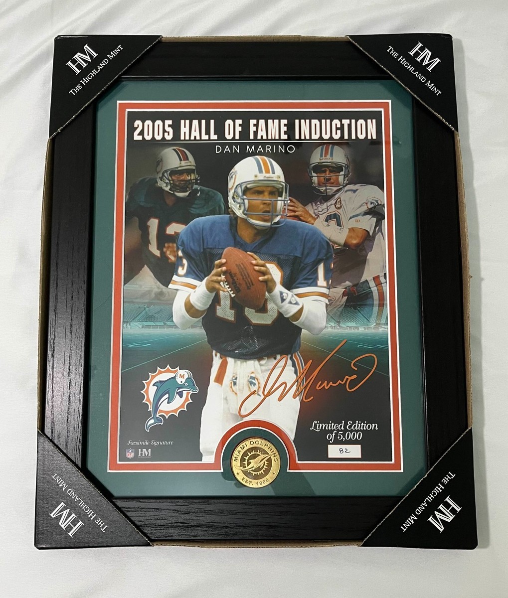 NFL - Dan Marino Miami Dolphins HoF Induction Signature 13