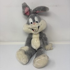 Vintage 1989 Bugs Bunny Looney Tunes 16" Tall Plush Warner Bros