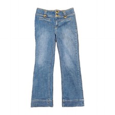 Pilcro and the Letterpress By Anthropologie Womens 26 27 Ankle Flare Jeans