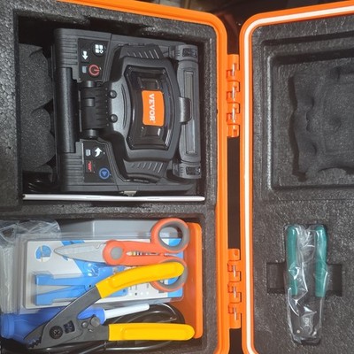 VEVOR Fiber Fusion Splicer 6 Motors Core Alignment Fiber Optic