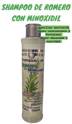 Romero Reforzado con minoxdil Shampoo - Rosemary & Minoxdil Shampoo 630ml