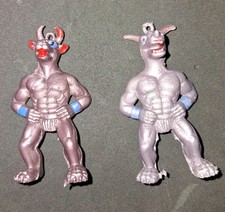 Galaxy Warrior Pencil Toppers Vintage 1980s Collectible Minotaur, Sahak Lot
