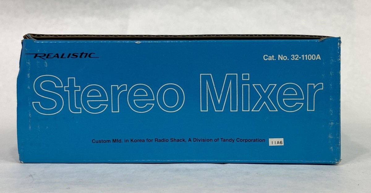 【USA】REALISTIC STEREO MIXER model 32 動作品 Realistic Stereo Mixing Console 32-1200A Analog Mixer – The