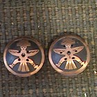 Vintage Copper Salt And Pepper Shakers With Copper Tray — photo 4