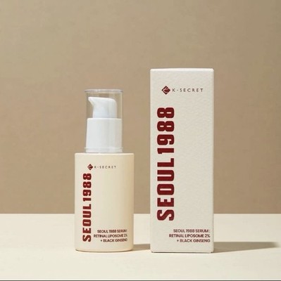 KSECRET SEOUL 1988 Serum:Retinal Liposome 2%+Black Ginseng 30ml