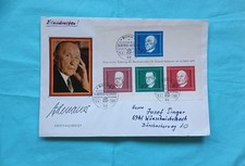 Ersttagsbrief, Gro&szlig;umschlag *Zum 1 Todestag Dr. Konrad Adenauer*