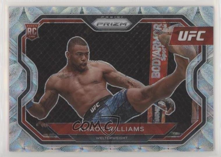 2021 Panini Prizm UFC Premium Box Set Scope 89/99 Khaos Williams Rookie RC d7k