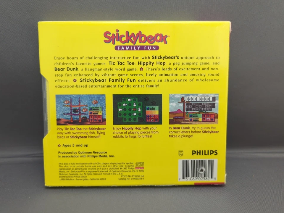* Stickybear Family Fun (Philips CDi) Brand New NIB Factory Sealed - Image 2 of 4