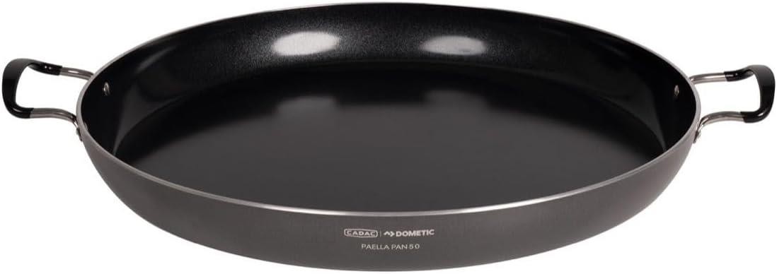 Cadac Safari Chef Stainless Steel Paella Pan 40 - Ceramic Non Stick Coating