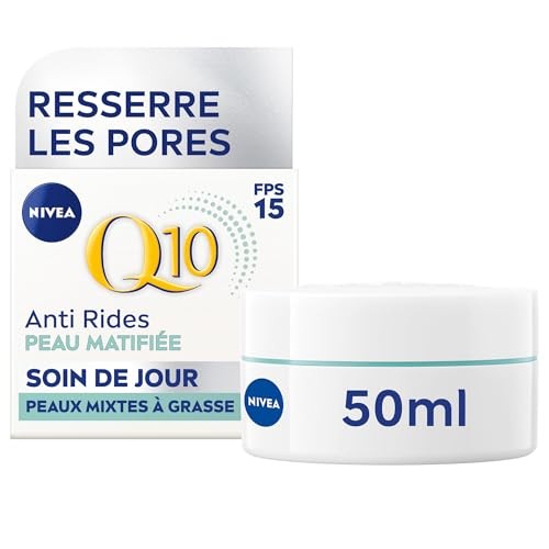 NIVEA Q10 Pores Resserrés solution anti-rides jour FPS15 contre le relâchement cutané