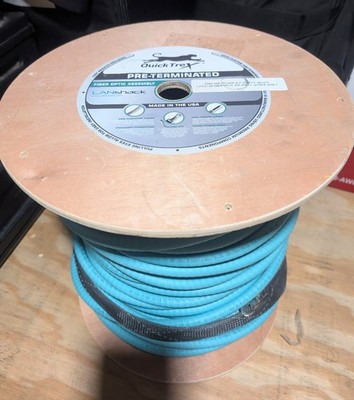6 Strand Indoor Armored Multimode Fiber Optic Cable, LC-LC, 270 feet