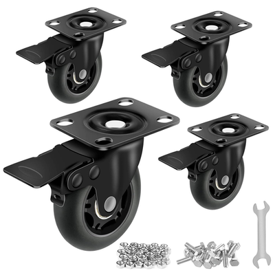 #ad Apllamo 3quot; Casters Set of 4 ，4 Heavy Duty Quiet Casters Max Load 2000LBS. Suita $45.99