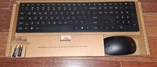 NEW HP 710 Wireless Slim Keyboard Mouse Combo,  Dongle  Batteries Open Box