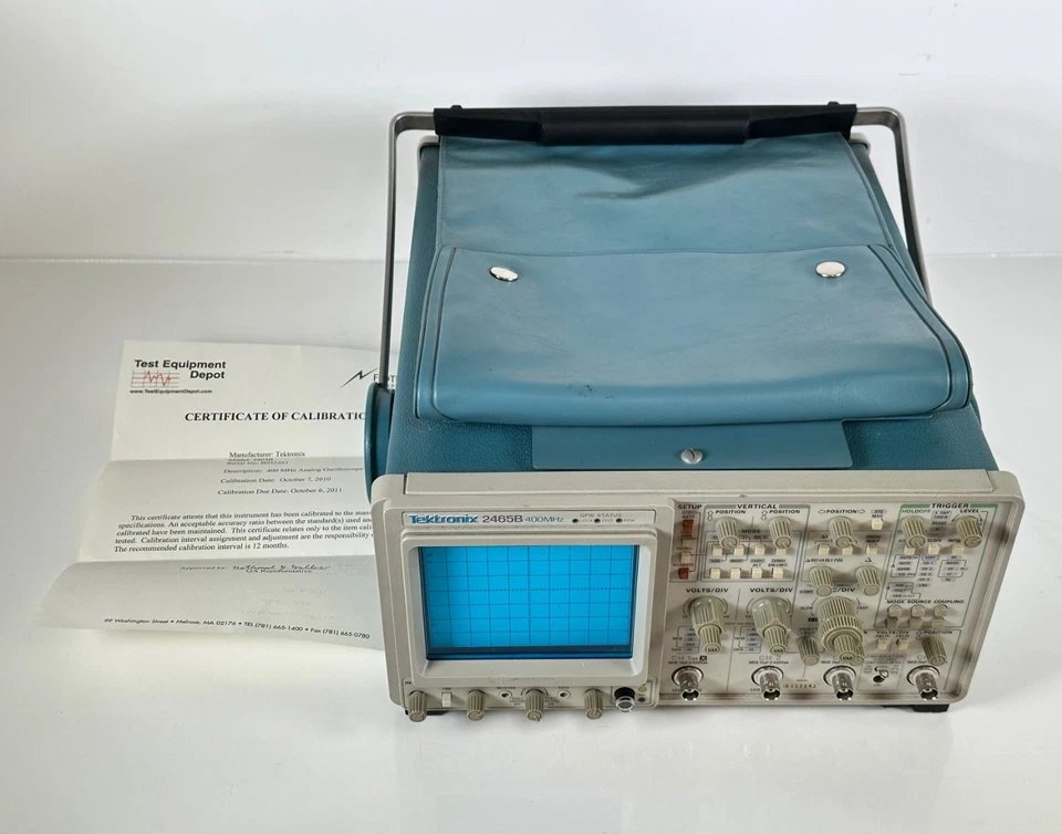 Tektronix 2465B 400MHz Oscilloscope - Image 3 of 4