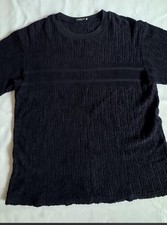 Dior Oblique Towel T-shirt Navy Size Medium With Rare Dior Logo On Front Size s
