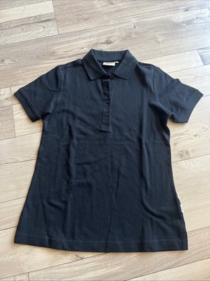 Hakro Damen Polo Mikralinar schwarz