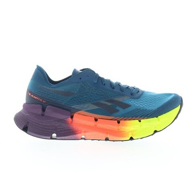 Reebok Floatzig X1 Mens Blue Mesh Lace Up Athletic Running Shoes