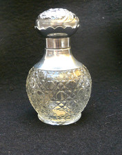VINTAGE AVON SCENT BOTTLE "OCCUR" SILVER VICTORIAN STYLE