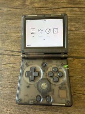 ANBERNIC RG35XXSP  - Transparent Black + 128gb preloaded SD Card - Ready to play