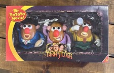 Mr. Potato Head Three 3 Stooges Figure Play Set Larry Moe Curly 2011 Rare NEW