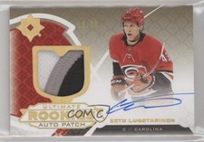 2019 Ultimate Collection Rookies Gold /99 Tier 1 Eetu Luostarinen Patch Auto ev1