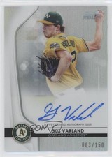2020 Bowman Sterling Prospect Refractor 3/150 Gus Varland #BSPA-GV Auto 8d4