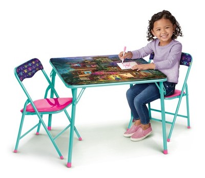 Kids Table Chair Set –Folding Activity Table with Chairs for