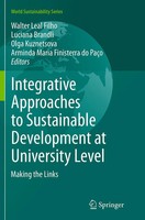 Walter Leal Filho (U. A.) | Integrative Approaches To Sustainable Development...