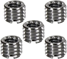 Metal 1/4" to 3/8" Tripod Thread Adapter 5pcs Screw Converter DSLR Monopod
