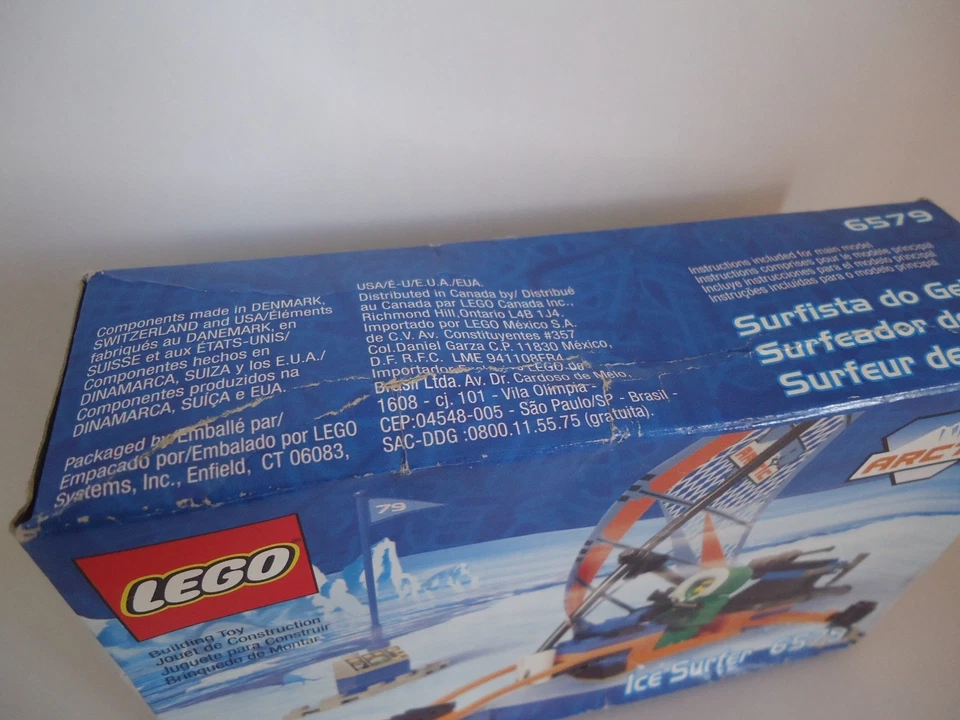 LEGO Town Artic 6579 Ice Surfer ¡Nuevo! en Caja Sellada Dañada - ¡Envío Gratis! Foto 2 de 4