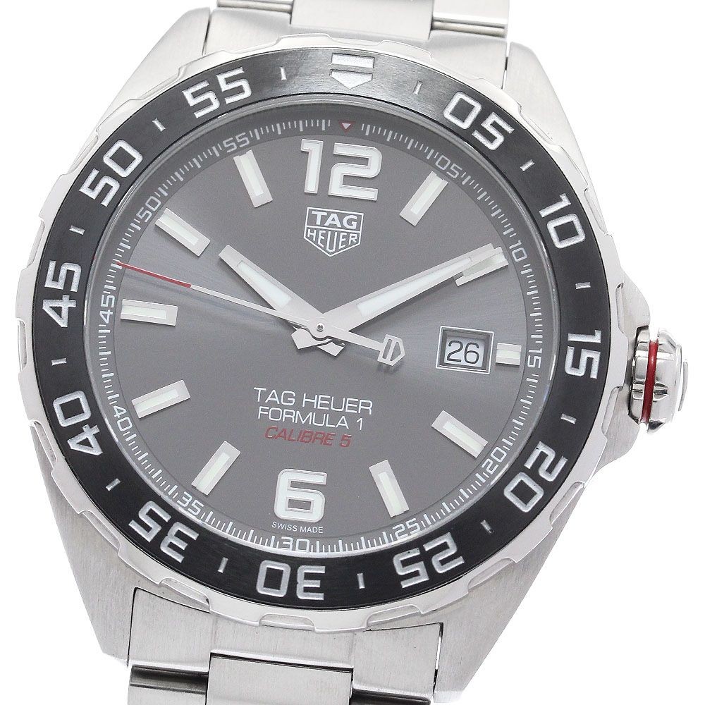 TAG HEUER WAZ2011 Formula 1 Date Calibre 5 Automatic Mens Good with Warranty Car