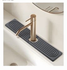 New In Box KITCHEN SINK FAUCET STONE DRYING MAT - Dark Grey