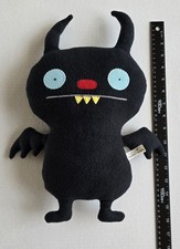 Uglydoll Ninja Batty Shogun Plush Toy Black 12" Rare Collectible with Tag