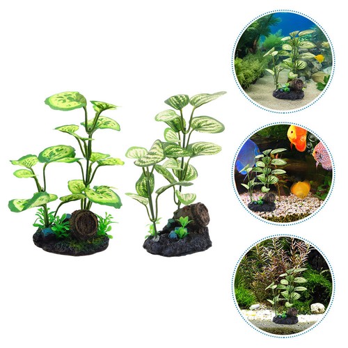  2 szt. Sztuczne rośliny do akwariów Symulowane rośliny wodne - Zdjęcie 1 z 12
