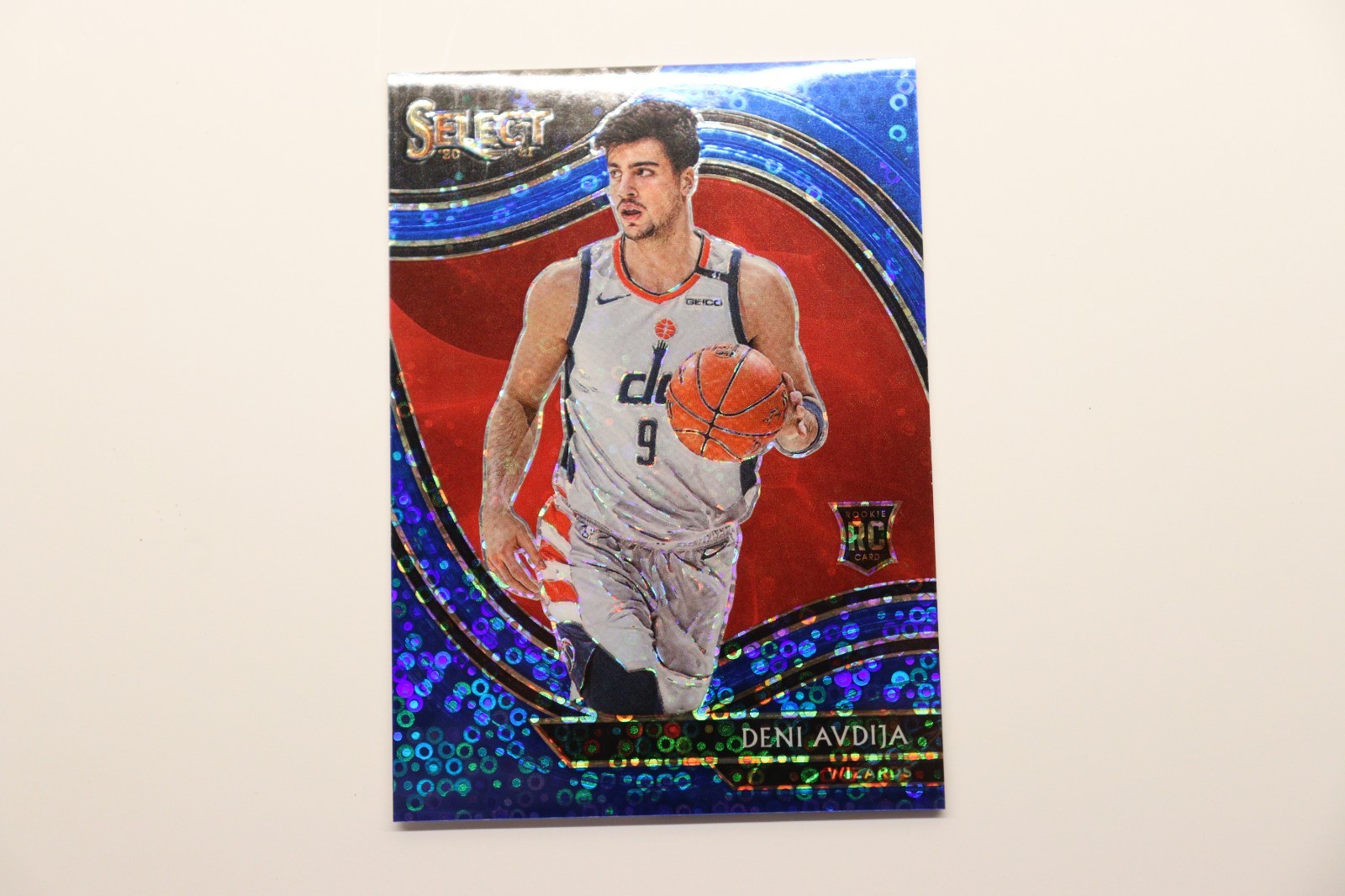 2020-21 PANINI SELECT COURTSIDE BLUE DISCO DENI AVDIJA RC 17/25 SSP  HOT HOT HOT