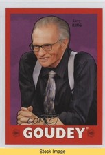 2016 Upper Deck Goodwin Champions Goudey Royal Red Larry King #10 READ 00gy