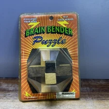 Wood Puzzle Mind Test Challenge Game Brain Bender  Fun or Gift 