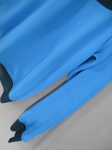 Nike Jacket Mens Extra Large Blue Tech Fleece Track Zip Hooded Gym Knit Running - Picture 14 of 19