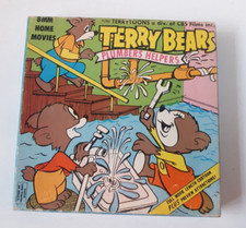 1962 TERRY BEARS - PLUMBERS HELPERS CARTOON 8MM SUPER 8 SILENT B W
