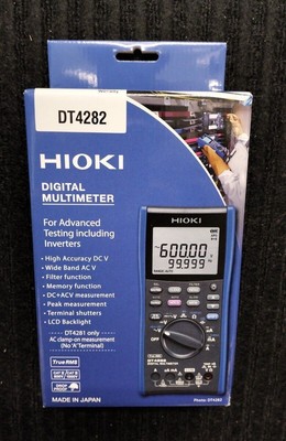Hioki Electric Dt4282 Digital Multimeter 10A Terminal Mounted Type NEW